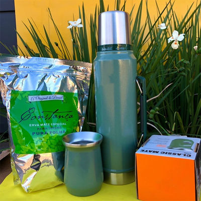 Customizable Yerba Mate Tea Cup Vacuum Insulated Travel Mugs Perfect for B2B Efficiency