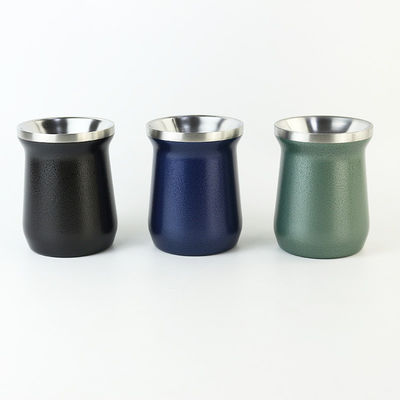304 Stainless Steel Double Walled Coffee Mug with Custom Logo Insulated Yerba Mate Cup