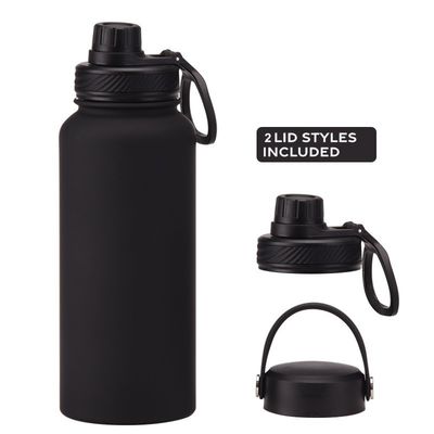1 Liter Stainless Steel Water Bottles with Handle and Outstanding Vacuum Flask Plastic