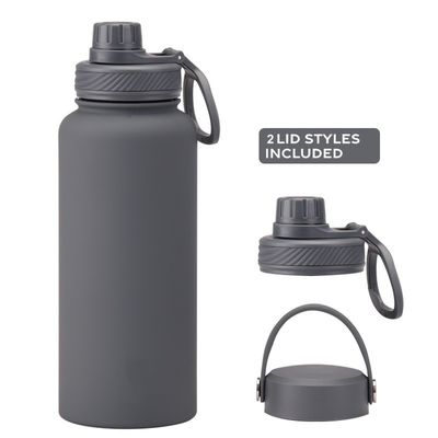 1 Liter Stainless Steel Water Bottles with Handle and Outstanding Vacuum Flask Plastic