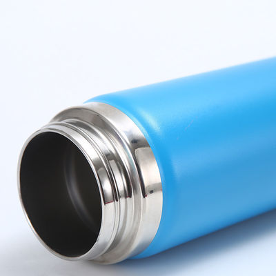 650ml Gym Water Bottle Metal Stainless Steel Tumbler for Outdoor Sports Portable
