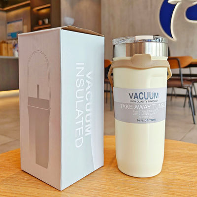 ALL-in-One 710ML Double Wall Customized Logo Coffee Tumbler Perfect for Your Business