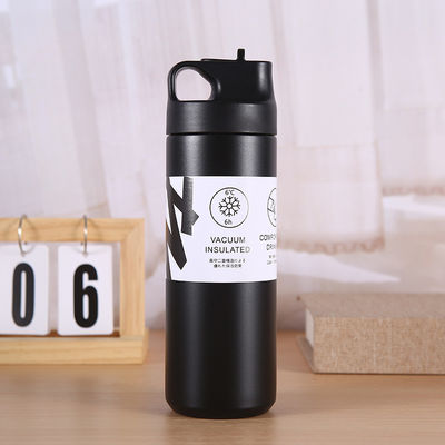 Colorful Vacuum Coffee Mug Oem Stainless Steel Drinking Water Bottles With Handle Bottle