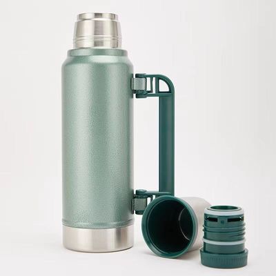 All Applicable People Stainless Steel Portable Kettle Vacuum Travel Pot Double Walled