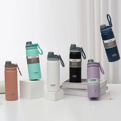Insulated Stainless Steel Sport Water Bottle with Straw BPA Free and Double Wall