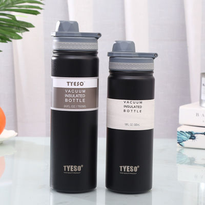 Outdoor Travel Stainless Steel Water Bottle Flip-top Lid and Wide Mouth Insulation for Production