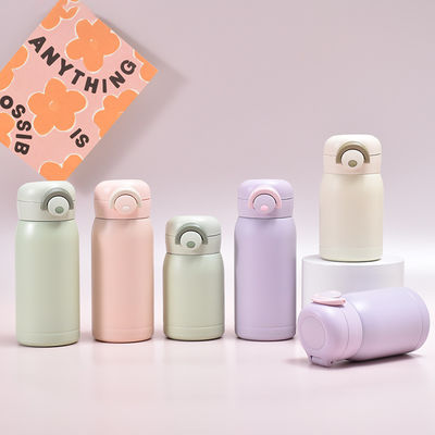 Milky White Portable Vacuum Flasks for 12-24 Hours Thermal Insulation Performance