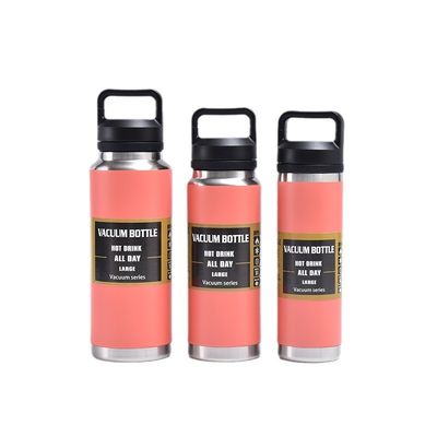 Custom Logo 304 Stainless Steel Water Bottle 1000ml for Outdoor Activities