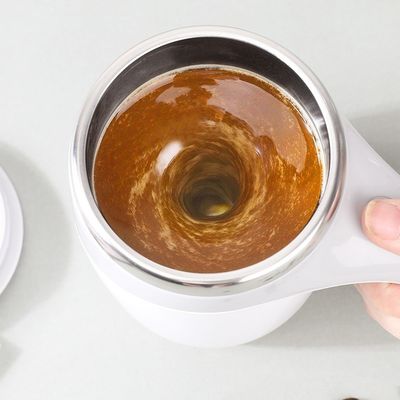 Customized Logo Acceptable Perfect Mug Electric Shaker Cup Warmer 380ml for Office