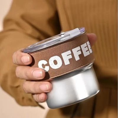 Creative Design 304 Stainless Steel Coffee Cup 400ml Customized for Women's Office Gift