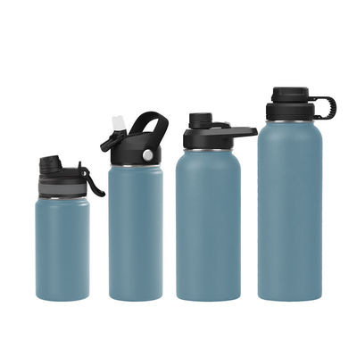 18oz Double Wall 304 Stainless Steel Water Bottle Vacuum Insulated Flask With Newest Lid