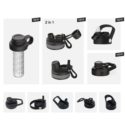 18oz Double Wall 304 Stainless Steel Water Bottle Vacuum Insulated Flask With Newest Lid