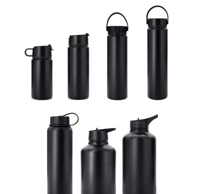 18oz Double Wall 304 Stainless Steel Water Bottle Vacuum Insulated Flask With Newest Lid