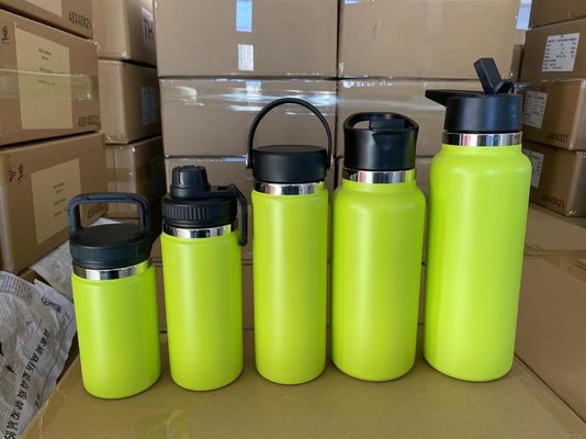 18oz Double Wall 304 Stainless Steel Water Bottle Vacuum Insulated Flask With Newest Lid