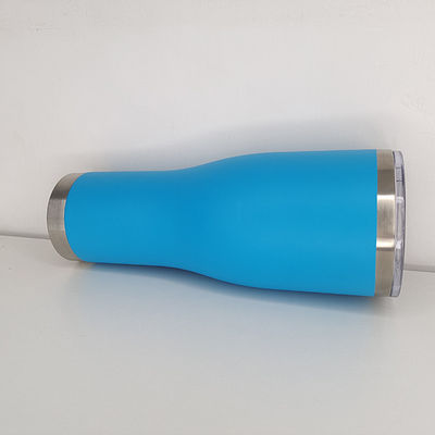 Country Design 40 Oz Waist Type Car Straw Tumbler With Handle Stainless Steel Mug