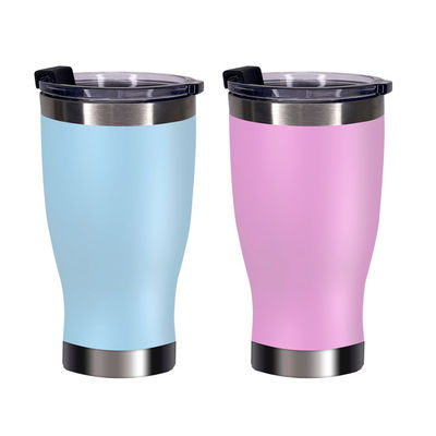 20oz Waist Type Insulated Tumbler Cups for Thermal Insulation Performance of 12-24 Hours