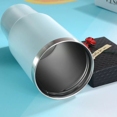 Custom Travel Mug and Natural Healthy Stainless Steel Vacuum Coffee Tumbler With Straw