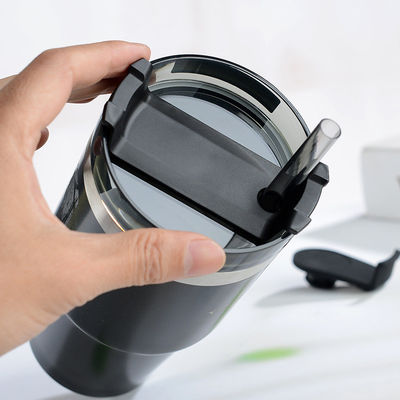 Custom Travel Mug and Natural Healthy Stainless Steel Vacuum Coffee Tumbler With Straw