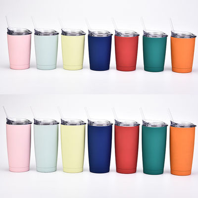 2023 Double Wall Insulated Water Bottles and Tumblers Powder Coated Vacuum with Logo