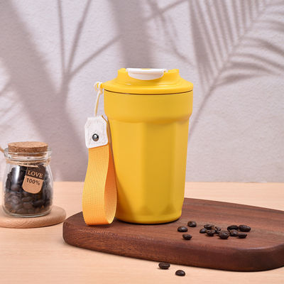 Sustainable Stainless Steel Tumbler 420ml Travel Cups With Lid Water Cup Custom Mugs