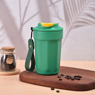 Sustainable Stainless Steel Tumbler 420ml Travel Cups With Lid Water Cup Custom Mugs