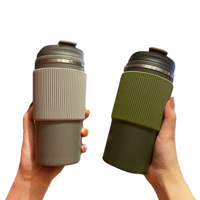 Custom Travel Coffee Tumblers with CLASSIC Design Style 450ml Double Wall Insulation