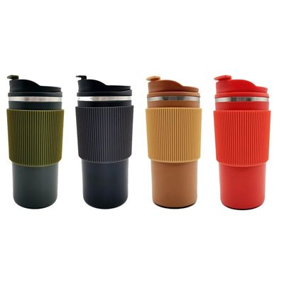 Custom Travel Coffee Tumblers with CLASSIC Design Style 450ml Double Wall Insulation