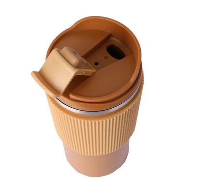 Custom Travel Coffee Tumblers with CLASSIC Design Style 450ml Double Wall Insulation