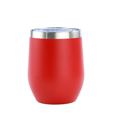 Eco-friendly Advantage Popular Cute 12oz Egg Shaped Double Walled Vacuum Mug With Lid
