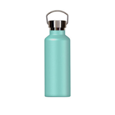PP Food Grade Lid 500ml Stainless Steel Double Insulated Sport Water Bottle for Camping