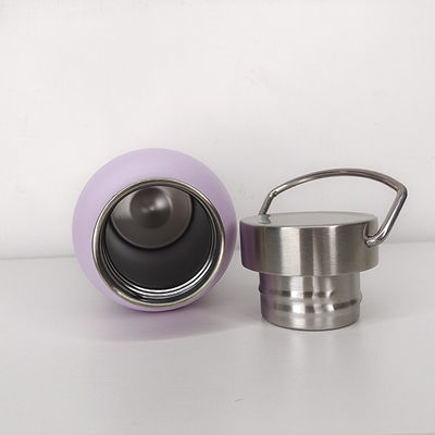 PP Food Grade Lid 500ml Stainless Steel Double Insulated Sport Water Bottle for Camping