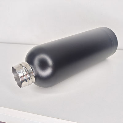 304 Stainless Steel 500ml Sports Cup Rubber Paint Water Bottle with PP Food Grade Lid
