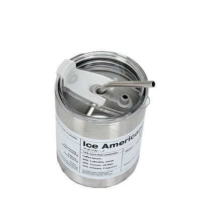 Party Essential Stainless Steel Reusable Coffee Cup with Personalized Slogan