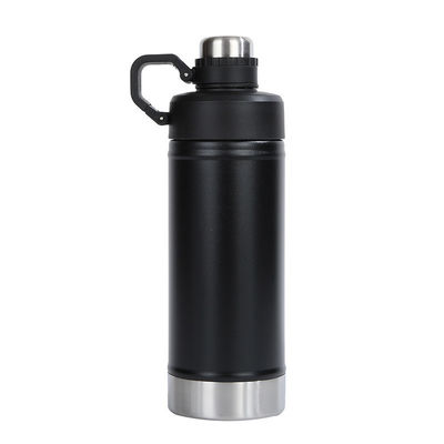 Customized Logo Acceptable Double Walled Vacuum Insulated Sport Thermal Flask Handgrip