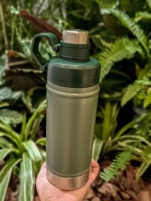 Yellow Insulated Stainless Steel Sport Water Bottle Bpa Free Vacuum Flask 18oz 25oz Water Flasks