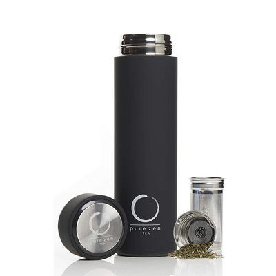 Custom 500ml Stainless Steel Double Layer Rubber Coated Thermos Vacuum Flask for Gym