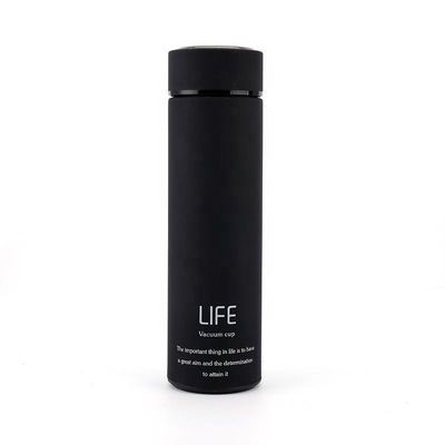 Custom 500ml Stainless Steel Double Layer Rubber Coated Thermos Vacuum Flask for Gym