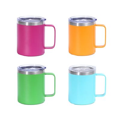 Custom Logo Personalized Travel Cup Stainless Steel Mug for Adults 12oz/14oz Capacity