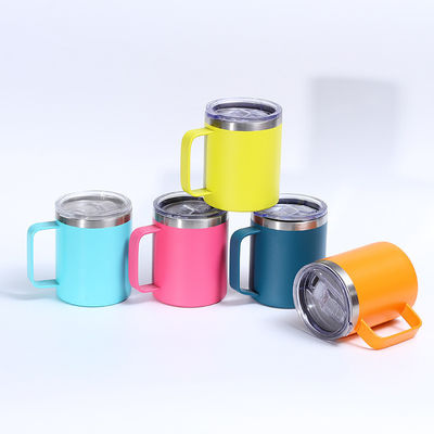 12oz/14oz Stainless Steel Mug Cup Double Layers Vacuum Powder Coated Cup Customized Color