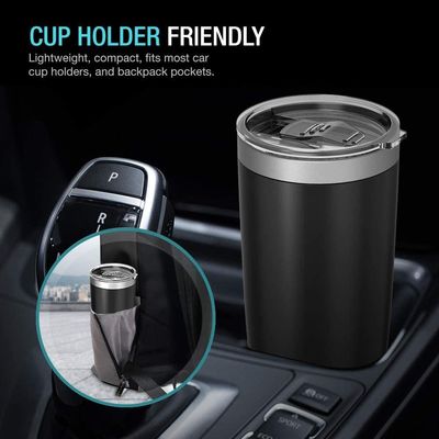 Keeping Drink Hot Cold Drinks Insulated 600ml Metal Water Bottle Car Tumbler with Straw