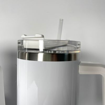 Stainless Steel Insulated Travel Mug With Custom Logo Handle Warmer Colorful and Safe
