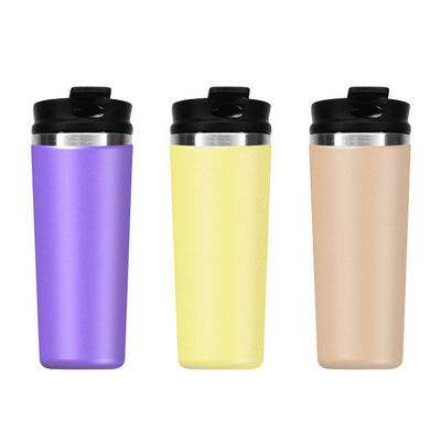 Camping Occasion Custom Logo Stainless Steel Water Bottle with Straw and Plastic Lids
