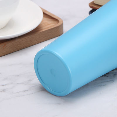 304 Stainless Steel Inside Double Wall Coffee Cups Vacuum Travel Mug With Lid and Straw