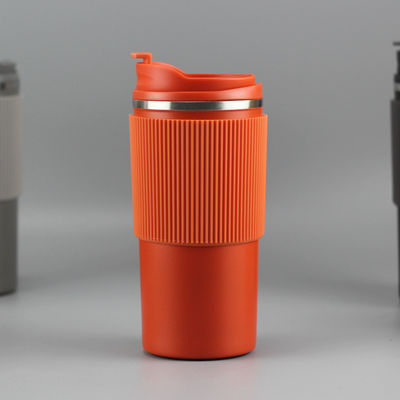 Custom 450ml Stainless Steel Insulated Coffee Mug WITH LID for Keeping Drinks Hot/Cold