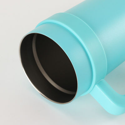 Customized Colors Acceptable 40 Oz Stainless Steel Insulated Coffee Mug with Handle