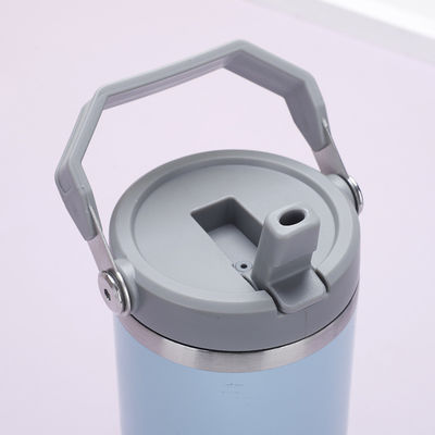 Custom Color Logo 20Oz 30Oz Double Wall Sublimation Insulated Portable Tumblers Travel Car Coffee Mug With Handle