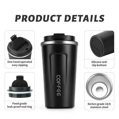 All Applicable People 2023 Double Wall Stainless Steel Vacuum Coffee Mug with Temperature Display Lid