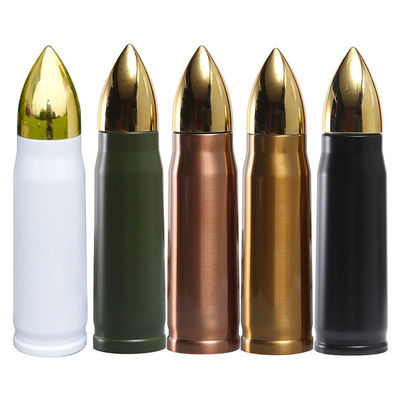 Double Wall Stainless Steel Vacuum Flask Water Bottle 1000ml and 500ml Bullet Durable