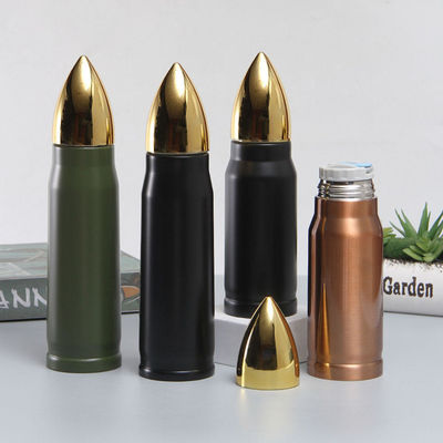 Double Wall Stainless Steel Vacuum Flask Water Bottle 1000ml and 500ml Bullet Durable