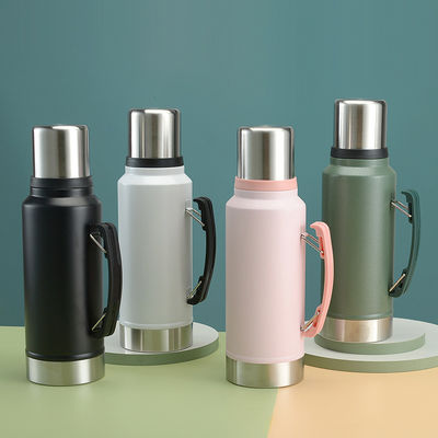Enjoy Hot or Cold Drinks on Your Camping Trip with this 1L Insulated Vacuum Flask